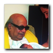 Sarath Kumar couple with DMK President